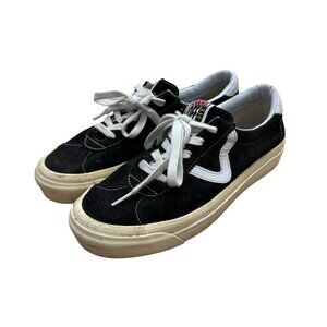 Vans Black & White Skate Shoes Low Top Off The Wall Men’s 7 Women’s 8.5